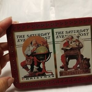 Norman Rockwell playing card new in pack. Metal tin 1996!! New